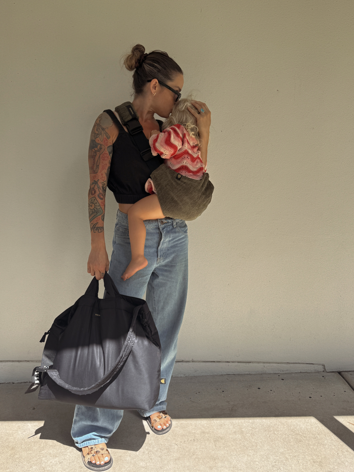 Mom Diaper Bag Black